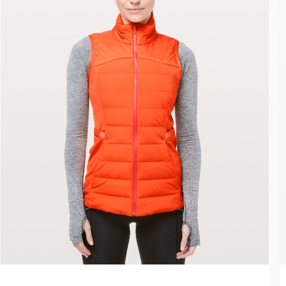Lululemon atomic orange vest